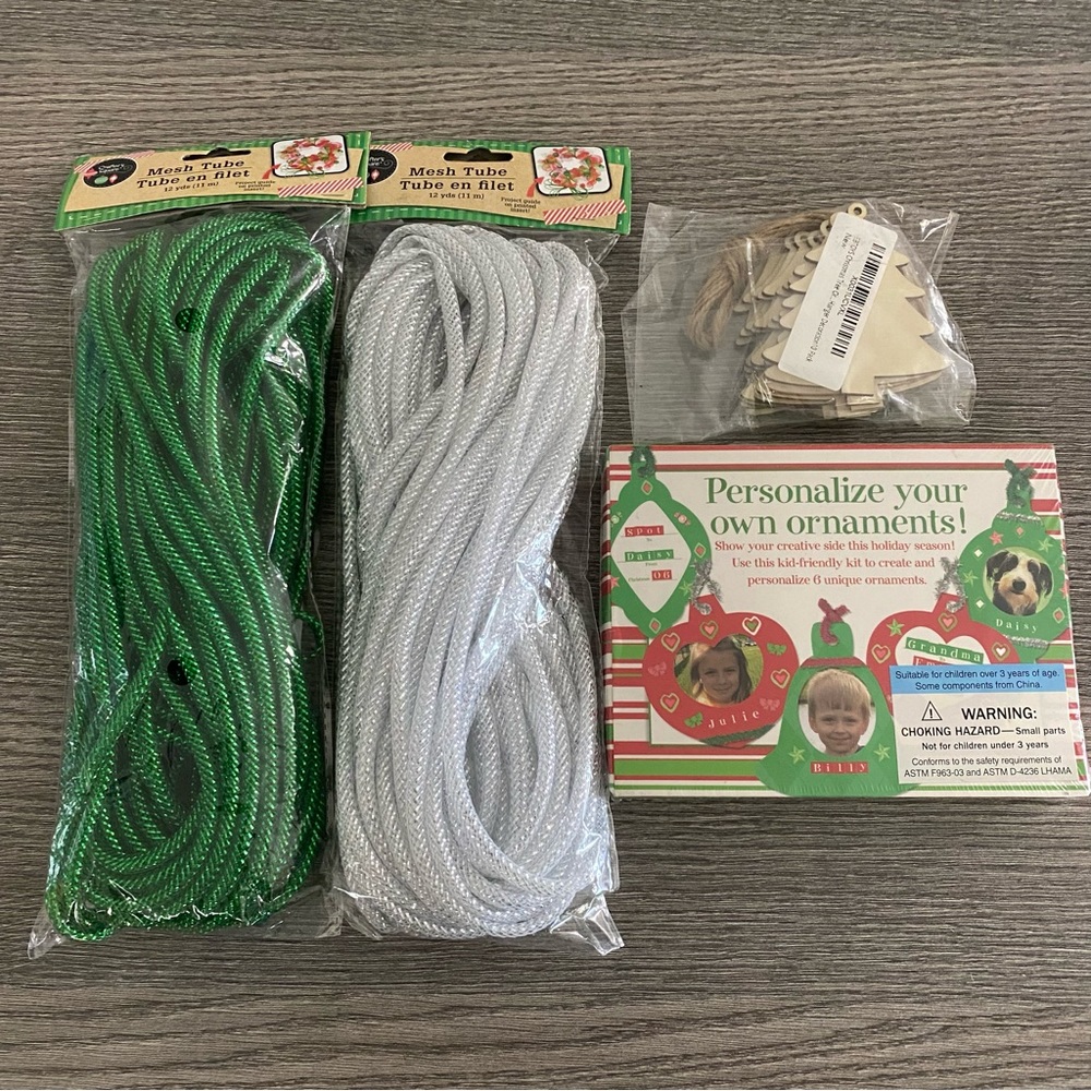 Christmas craft decorations lot